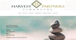 Desktop Screenshot of harvestpartnersfinancial.com